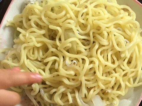 子どもとご飯 しらす焼きそば